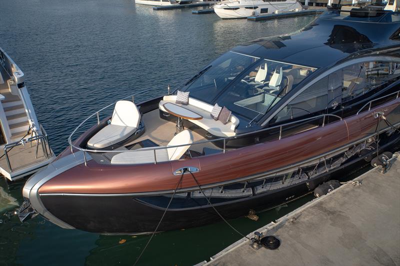 Lexus LY680 - Fwd deck - photo © Horizon Yachts