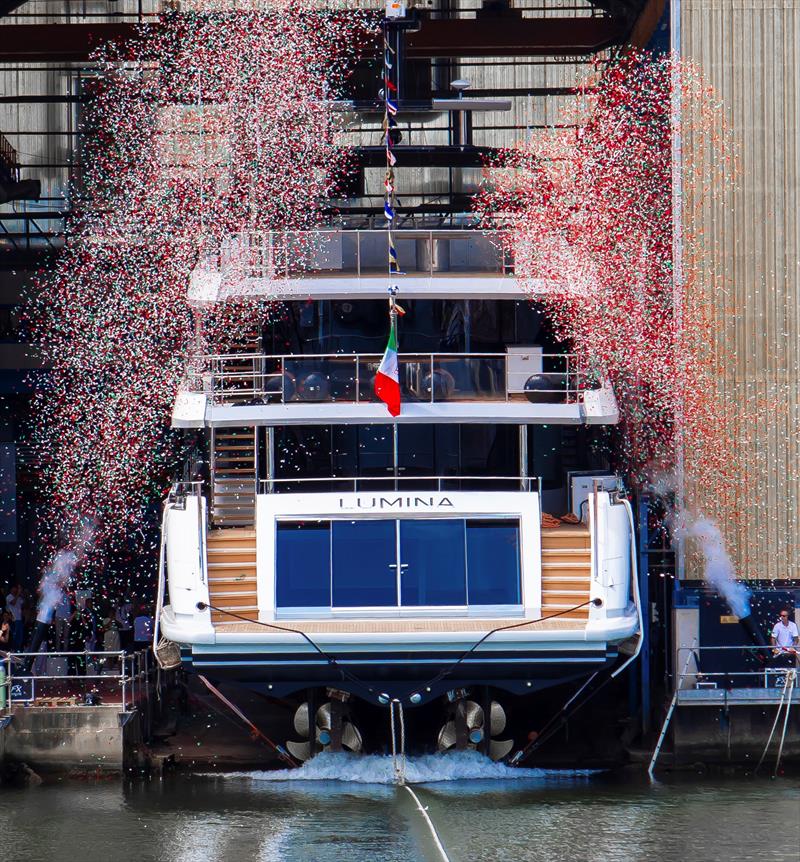 Benetti launches MY Lumina - photo © Benetti Yachts