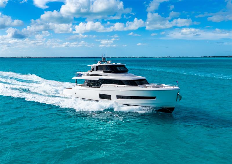 Horizon V77s Hull 13 (Sistership) photo copyright Horizon Yachts taken at  and featuring the Power boat class