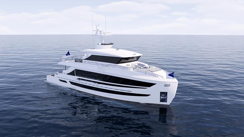 Horizon FD85s Hull 20 photo copyright Horizon Yachts taken at  and featuring the Power boat class
