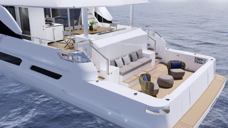 Horizon FD85s Hull 20 - Cockpit photo copyright Horizon Yachts taken at  and featuring the Power boat class