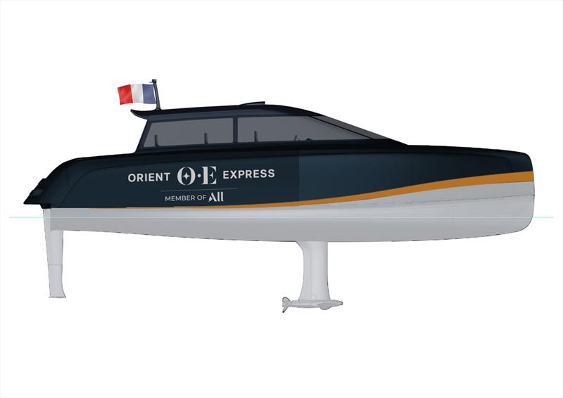 Orient Express Racing Team hydrogen foiling catamaran - photo © Philippe Briand