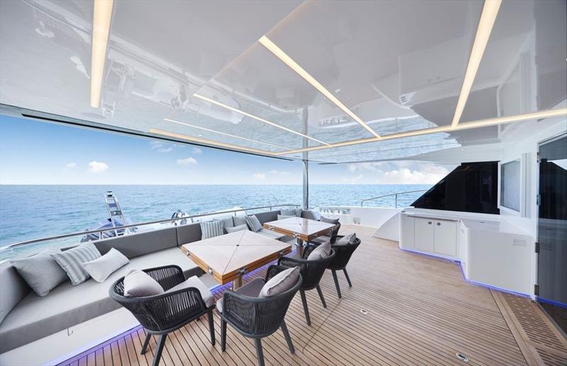 Heysea Vista 75 - Aftdeck - photo © Heysea Yachts