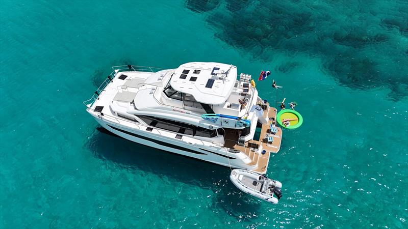 The 2026-built Aquila 54 powercat, Wandering Hillbilly, will be on show in November - photo © MarineMax Vacations
