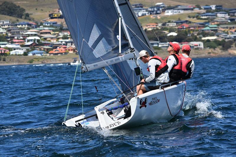 racegeek D10 in use during the SB20 Worlds 2018 in Tasmania - photo © racegeek