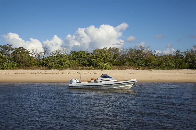 Find a beach. Have a good time. Lomac Granturismo 8.5 photo copyright John Curnow taken at  and featuring the RIB class