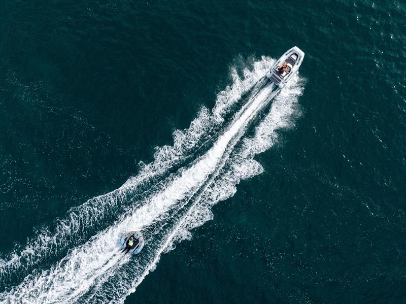 The EJET330 is powered by an electric jet propulsion system - photo © Highfield Boats