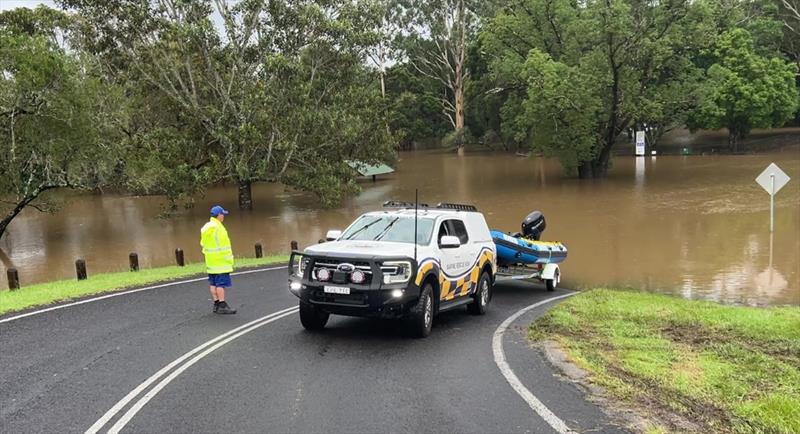 Almost 30 Marine Rescue NSW volunteers were deployed across the Northern Rivers and Mid North Coast areas to assist communities impacted by ex-tropical Cyclone Alfred - photo © Marine Rescue NSW