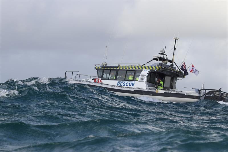 Marine Rescue NSW vessel Point Danger 31 takes on the swell offshore - photo © Marine Rescue NSW