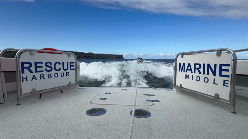 Marine Rescue NSW vessel Middle Harbour 30 returns four anglers to safety after their boat suffered engine failure off Manly on May 4 - photo © Marine Rescue NSW
