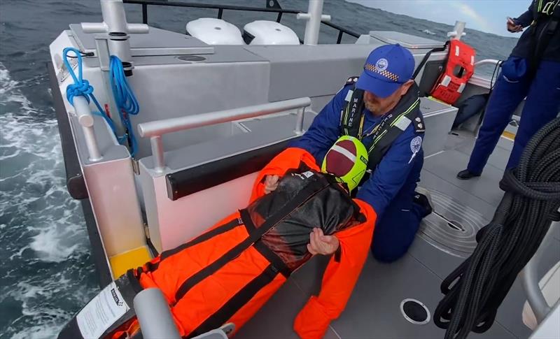 Retrieving a mannikin - Search and Rescue Exercise (SAREX) - photo © Marine Rescue NSW 