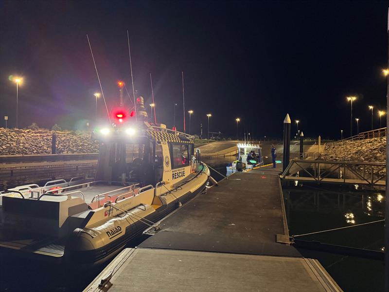 Marine Rescue Woolgoolga navigated whales and challenging conditions to complete a late night mission on June 29 - photo © Marine Rescue NSW
