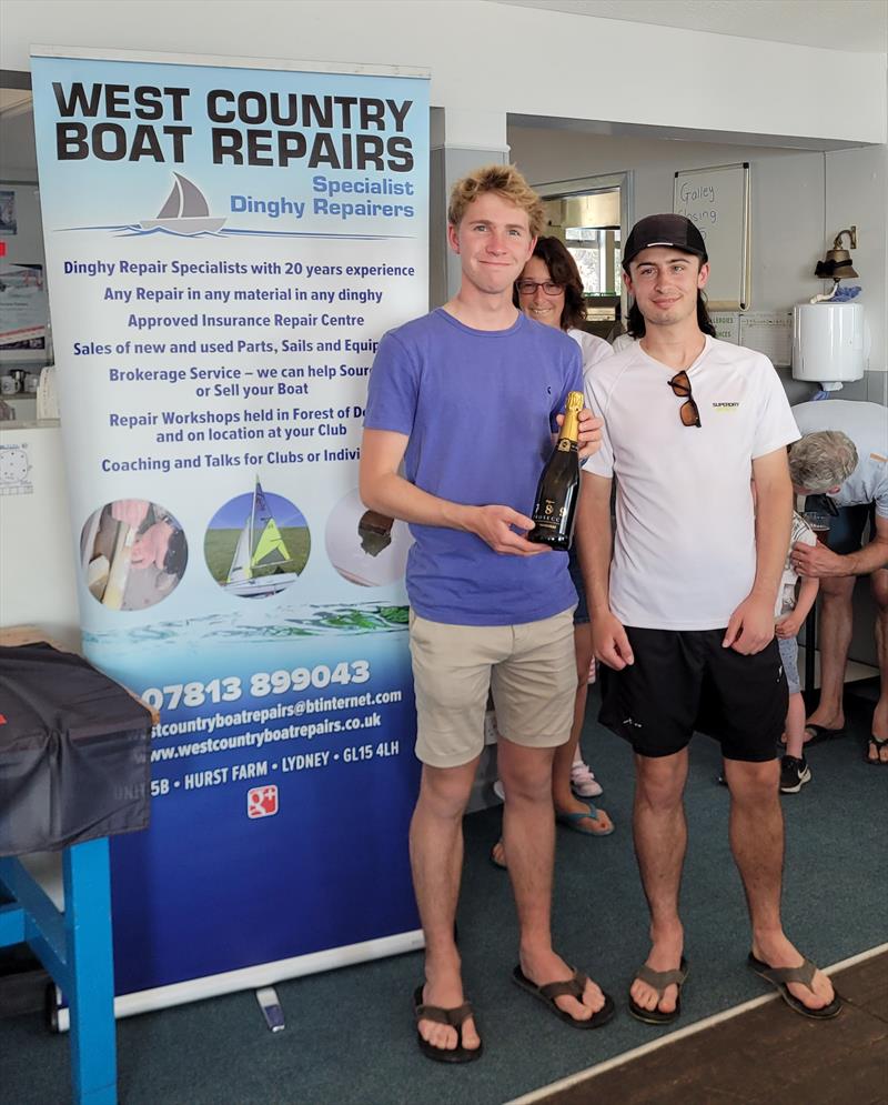 Third position - Henry Hallam and Ashley Hill - West Country Boat Repairs RS200 SW Ugly Tour 2023 photo copyright RS Class Association taken at Bristol Corinthian Yacht Club and featuring the RS200 class