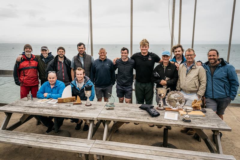 Noble Marine RS300 Nationals at South Caernarvonshire YC (l-r) David Jenkins, Matt Jenkins, Edward Wilkinson, Paul Watson, Rob Baker, Harry McVicar, Charlie South, Steve Sallis, Tom Moore, Luke South, Ben Heppenstall. Seated - Pete Mackin, George Bender - photo © Phill Boyd / Outwest Images