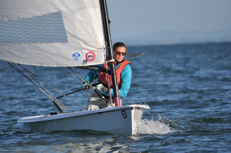 Zoe Hawkins is a regular competitor in her RS Aero at French Bay YC, sailing in a mixed class fleet photo copyright Brent Withers taken at  and featuring the  class