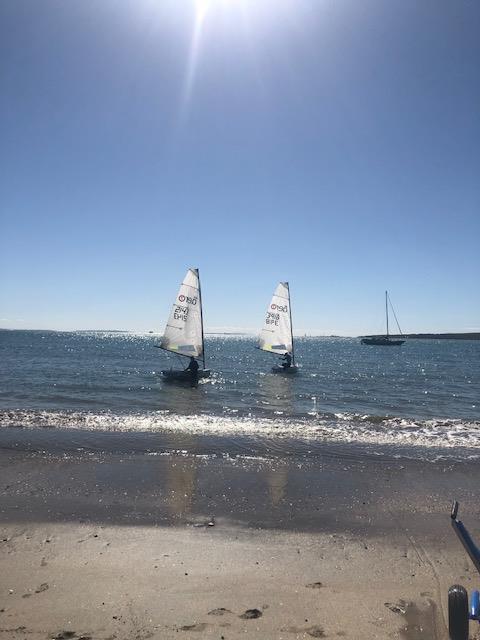 Andrew and Eden Gray sailing off Narrow Neck photo copyright NZ Sailcraft taken at Wakatere Boating Club and featuring the  class