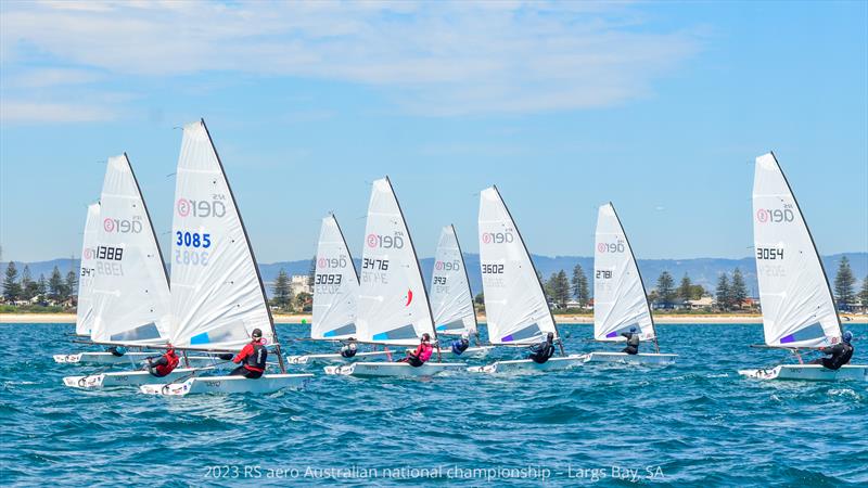 RS Aero Australian National Championship 2023 photo copyright Largs Bay Sailing Club taken at Largs Bay Sailing Club and featuring the  class