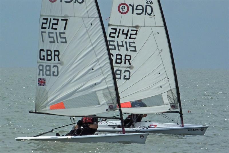 A Fleet That Grew by Itself - the RS Aeros at Gunfleet SC - photo © Richard O Walker