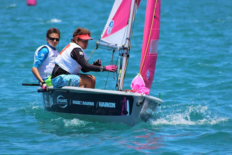 America's Cup Endeavour RS Feva Junior Regatta photo copyright Jon Partridge taken at  and featuring the RS Feva class