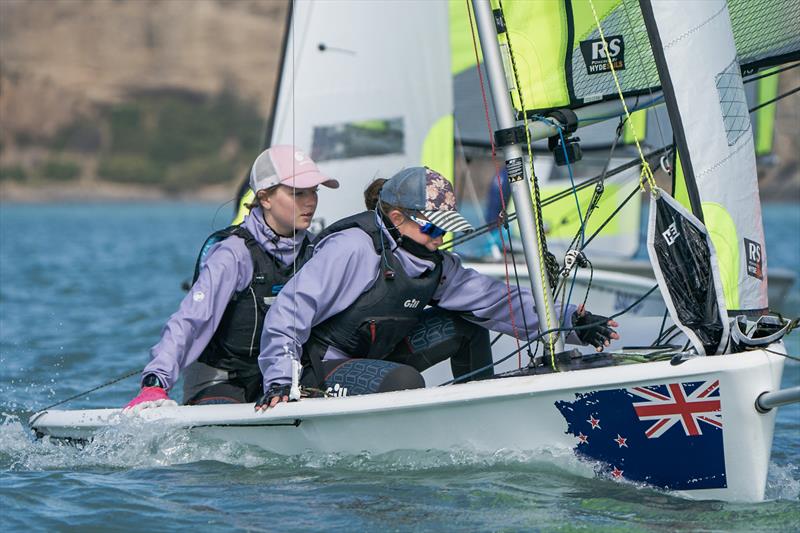 RS Fevas racing in the SailGP Inspire program - Lyttelton - March 23, 2024 - photo © Justin Mitchell