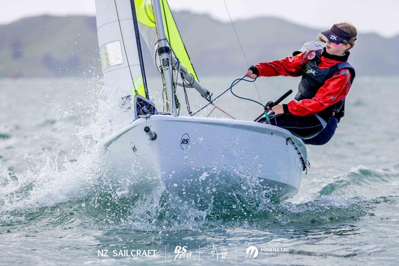 New Zealand RS Feva Nationals - Day 2 - April 14, 2024 -0 Maraetai Sailing Club photo copyright Suellen Hurling taken at  and featuring the RS Feva class