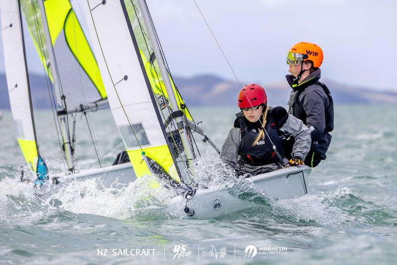 New Zealand RS Feva Nationals - Day 2 - April 14, 2024 -0 Maraetai Sailing Club photo copyright Suellen Hurling taken at  and featuring the RS Feva class