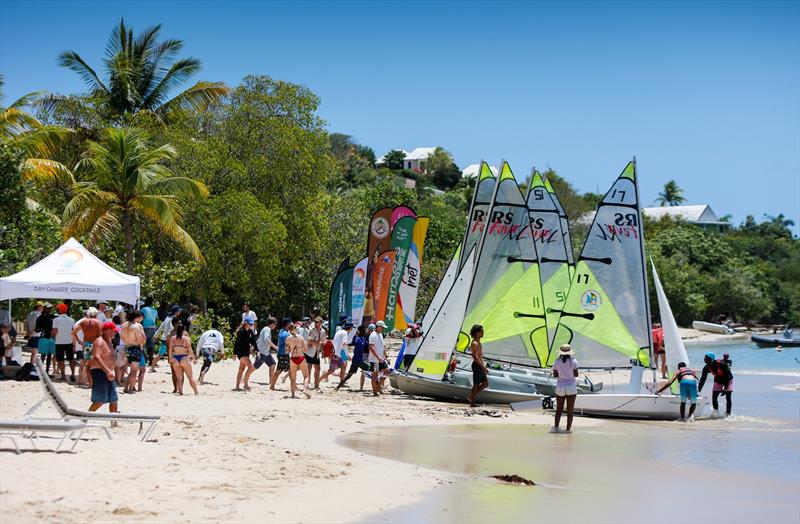 RS Feva at Antigua Sailing Week 2024 photo copyright Paul Wyeth taken at Antigua Yacht Club and featuring the RS Feva class