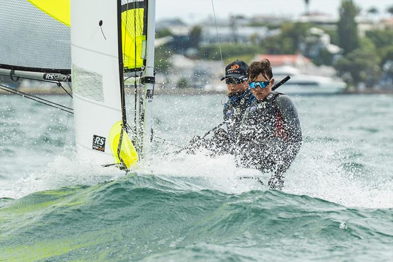 Day 4 - Final Day Races 9-11 - SailGP Inspire- RS Feva - Royal Akarana YC - Jan 19, 2025 - photo © Justin Mitchell www.justinmitchell.co.nz - Instagram: @jl_mitchell_