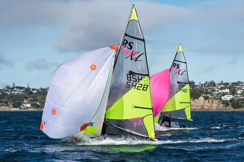 NZ Nationals - RS Feva - Murrays Bay - May 11-12, 2025 - photo © Justin Mitchell www.justinmitchell.co.nz - Instagram: @jl_mitchell_