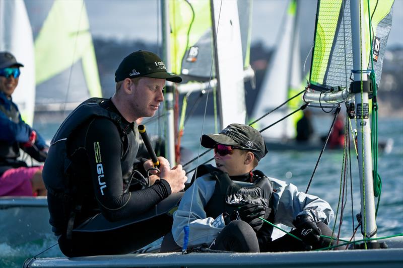 NZ Nationals - RS Feva - Murrays Bay - May 11-12, 2025 - photo © Justin Mitchell www.justinmitchell.co.nz - Instagram: @jl_mitchell_