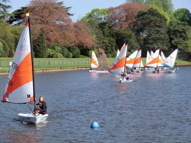 Summer comes early for the first Tera open of the season at Desborough photo copyright Paul Handley taken at Desborough Sailing Club and featuring the RS Tera class