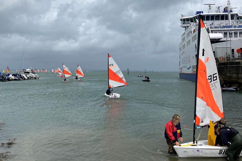 RS Tera UK National Championships photo copyright N Solly taken at Royal Victoria Yacht Club, England and featuring the RS Tera class