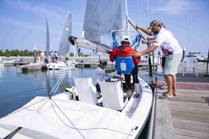 2022 RS Venture Connect World Championships day 1 photo copyright Oman Sail taken at  and featuring the RS Venture class