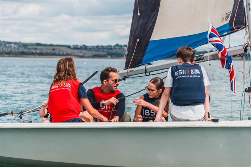 Sir Ben Ainslie Inspires the Next Generation aboard RS Ventures at STEM Crew Live - photo © Jackson Green / Emirates Great Britain