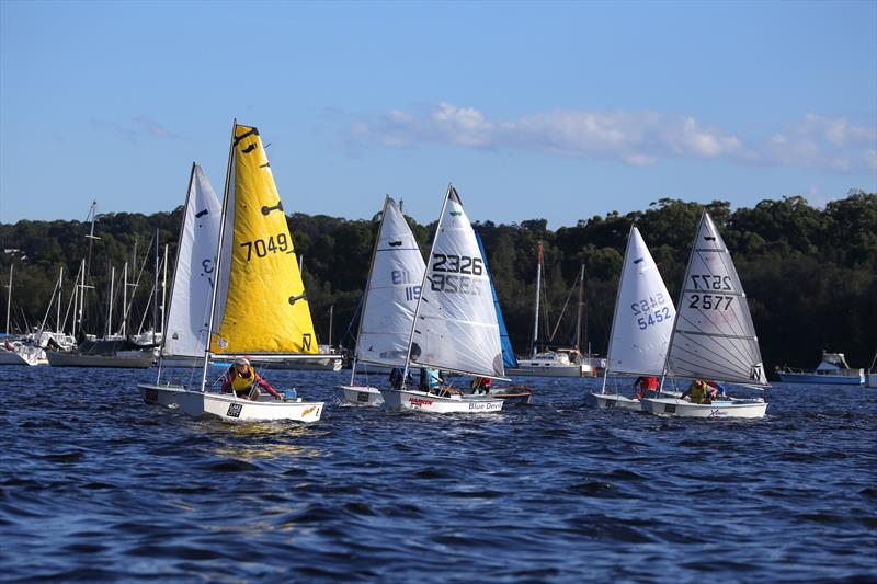 Sabot Week action in flatter water – confidence and skills improvements from all kids - photo © Sam Gong