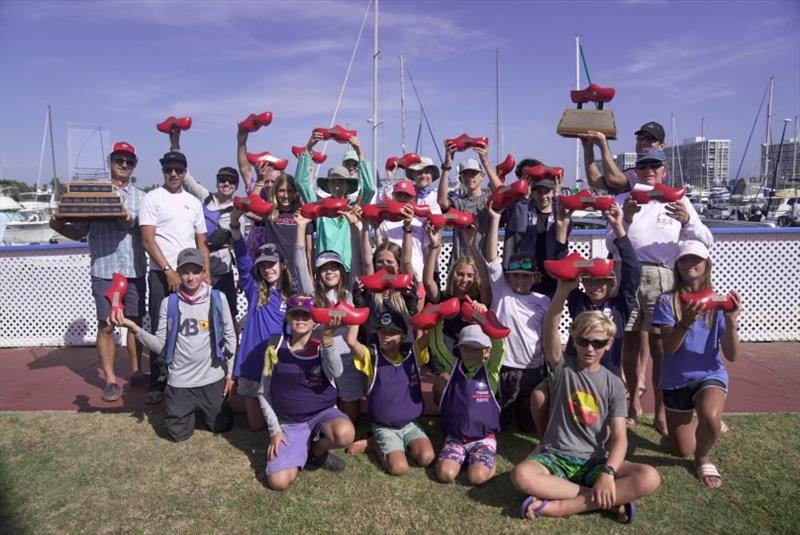 Dutch Shoe Marathon photo copyright Simone Staff taken at San Diego Yacht Club and featuring the Sabot class