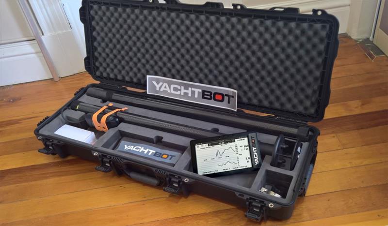 Yotbot packed away in a convenient carrying case read for the next regatta - photo © Yachtbot