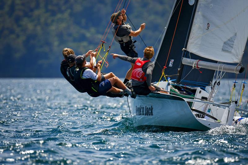 Honk 'n Jack - Giesen New Year regatta - Waikawa Boating Club - January 2020 photo copyright Karmyn Ingram Photography taken at Waikawa Boating Club and featuring the  class