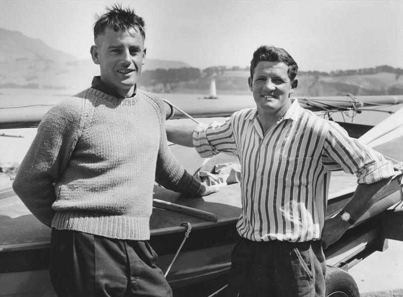 Graham Mander and Andy Holland R Class photo copyright Mander Family Archives taken at Pleasant Point Yacht Club and featuring the  class
