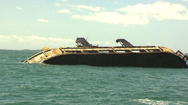 Barge Sinks To Form Part Of Artificial Reef