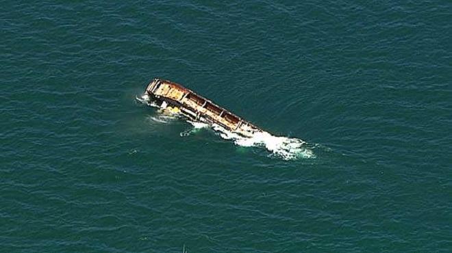 Barge Sinks To Form Part Of Artificial Reef