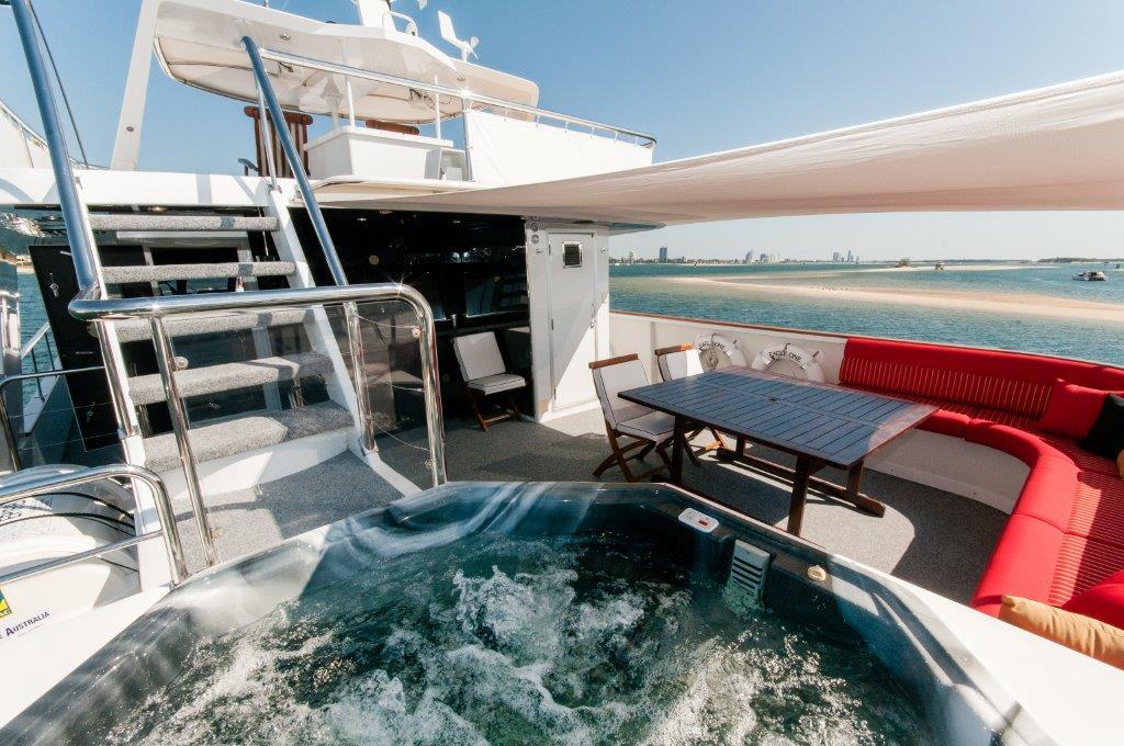 top spa deck photo copyright Swan Super Lines www.swansuperlines.com taken at  and featuring the  class