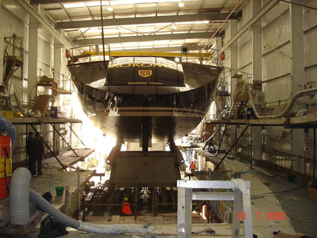 Kokomo under construction at Alloy Yachts based in Waitakere City - photo © Alloy Yachts