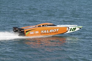 'Talbot Excavating' 'sneaked' home to narrowly defeat 'Mapei' in Superboat Stock. photo copyright Rodrick Cox taken at  and featuring the  class