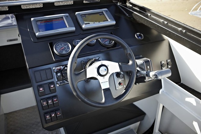The dash can accomodate two electronic screens © Sandman PR