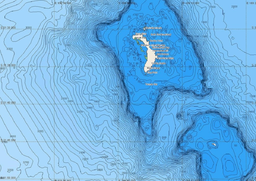 Bathymetric Charts Australia