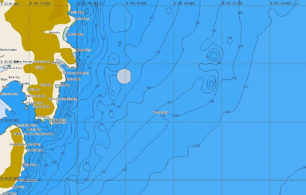 Bathymetric Charts Australia