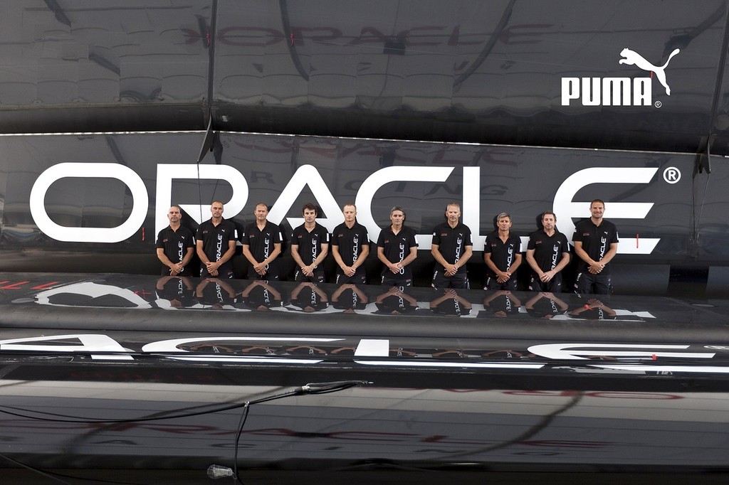 04/08/2011 - Cascais (POR) - ORACLE Racing - Puma Annoucement - Sailing Team -  Americas’s Cup World Series  © Guilain Grenier Oracle Team USA http://www.oracleteamusamedia.com/
