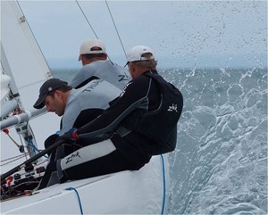 John Bertrand Winner of Americas Cup 1983, Current Etchells World Champion, Zhik Ambassador - The Brand is Zhik! photo copyright Zhik http://www.zhik.com taken at  and featuring the  class