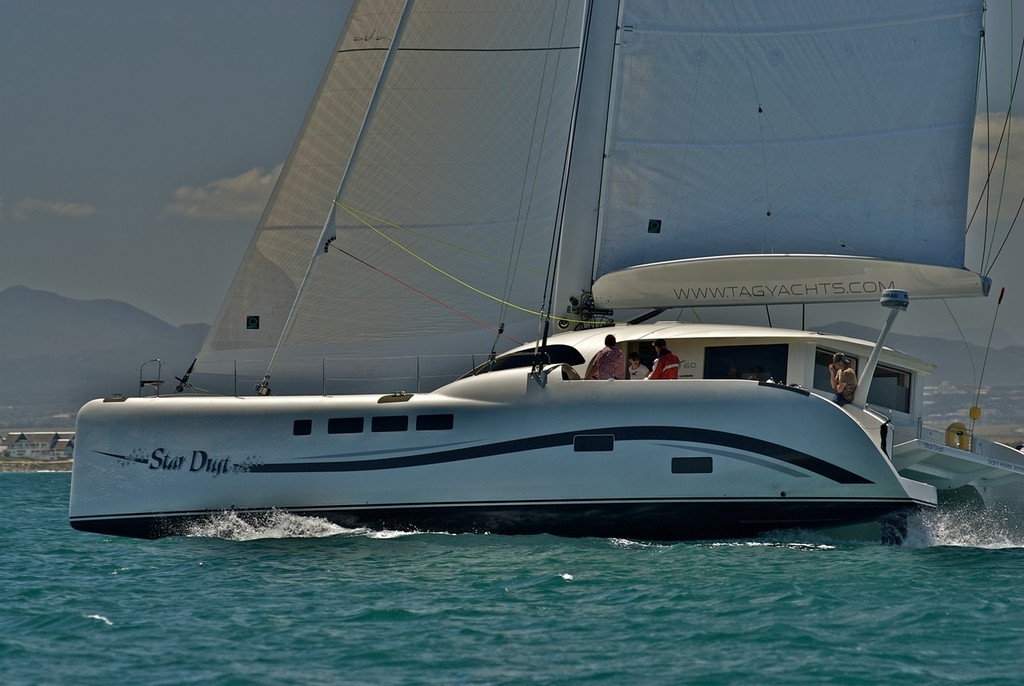 TAG 60 flying upwind in light air configuration © Tim Van Der Steene